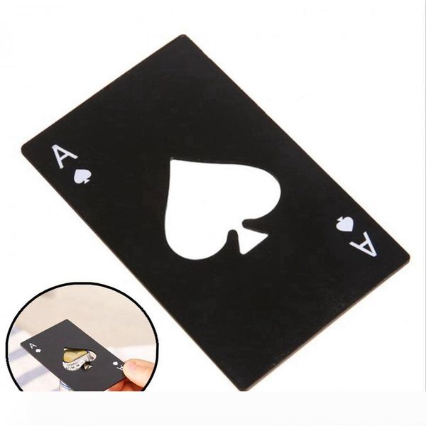 

флакон покер карты открывалка из нержавеющей стали творческий пиво консервооткрыватели кредитные карты открывалка для бутылок главная кухонн