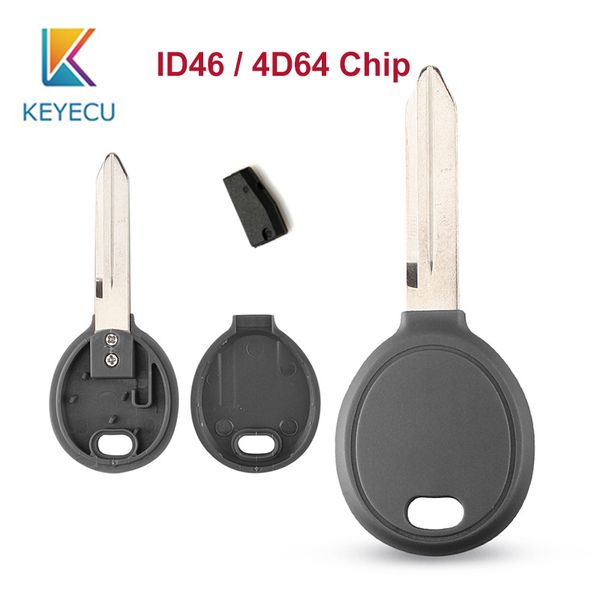 

keyecu id46 / 4d64 chip transponder ignition key fob key blank for pt cruiser town for dodge neon cherokee