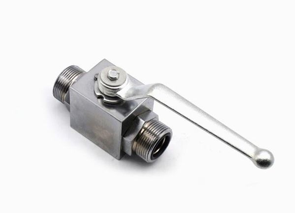 

hydraulic high pressure stainless steel ball valve with fixing holes g2" 5075psi two position two ways stainless steel 7150psi