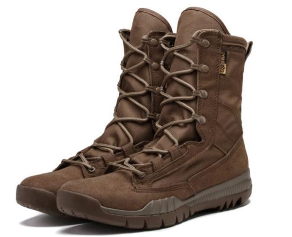 Top Big Mens Outdoor Alta Gangues Exército WearSistant Forças Especiais Botas Táticas Antiskid Grande Deserto Combate Sapatos Treinamento Sneaker Yakuda Treinando Sneaker