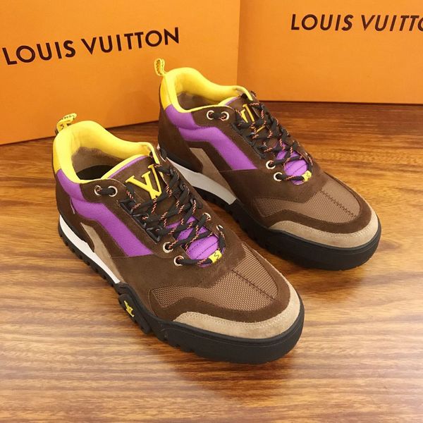 

fast delivery new style high-end luxury men's casual sports shoes star fashion brand platform men's shoes vintage pattern size: 38, Black