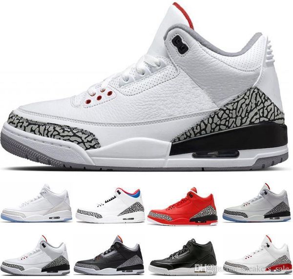 

designer 3 men basketball shoes blue cyber monday fire red wolf grey black cement mens trainers sport athletic sneakers us 8-13