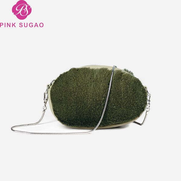 

Pink sugao designer luxury handbags purse designer women shoulder bag pu leather small crossbody bags new fashion metal chain crossbody bags