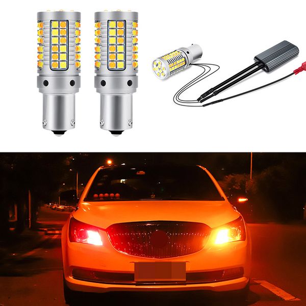 

2pcs 1156 drl daytime running lights turn signals canbus bau15s py21w lamp car led white yellow for mitsubishi outlander 2014