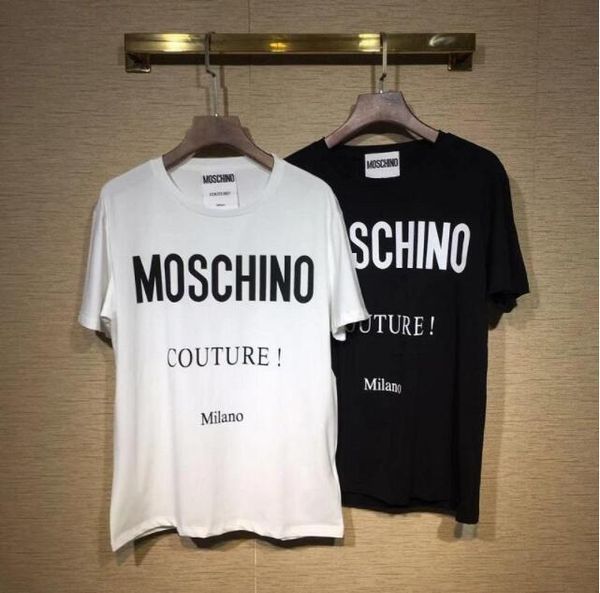 

2019 ummer new mo chin o tee cotton hort leeve breathable men women mo chino wing bear ca ual outdoor treetwear t hirt, White;black