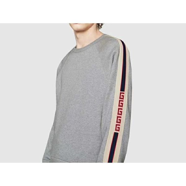 

18fw роскошный повседневный уличный толстовка с длинным рукавом топы простой классический логотип вышивка пуловер свитер пара толстовки hftt, Black