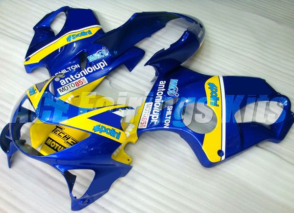 

новый abs мотоцикл полный обтекатели комплекты, пригодный для honda cbr600 fs f4 1999 2000 99 00 кузовостроение набор пользовательских синий