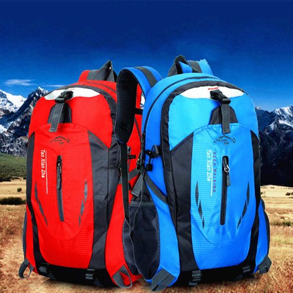 

outdoor bags large capacity waterproof climbing backpack women men hiking athletic sport travel durable trekking
