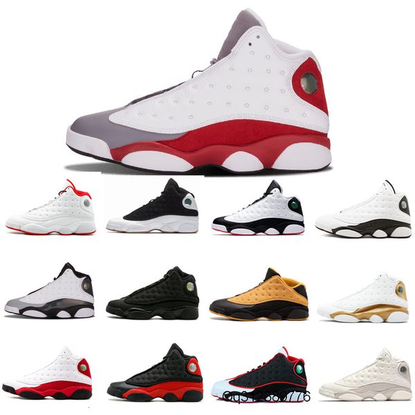 

13 grey toe mans basketball shoes breathable shoes he got game mtlc gold & city of flight black cat he got game sneakers