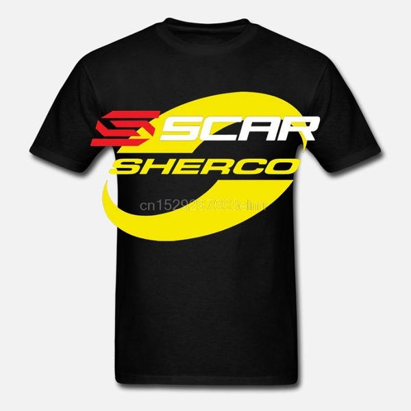 

fashion sherco scar motorcycle mens t-shirt, White;black