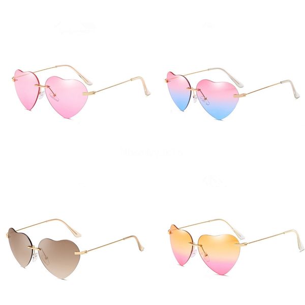 

brown glass lens 50mm leopard frame metal hinge fashion plank men women heart-shaped sunglasee driving sunglass for box #67185, White;black