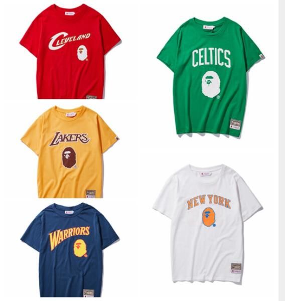 

2019 ummer teenager cotton cartoon print t hirt men 039 ca ual round neck hort leeve t hirt hipping
