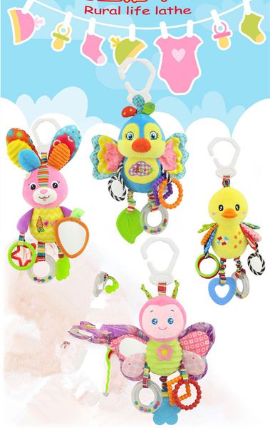

baby rattles mobiles toys for kids soft baby toys 0-12 months toddler infant rabbit hanging bed crib stroller rattles teether