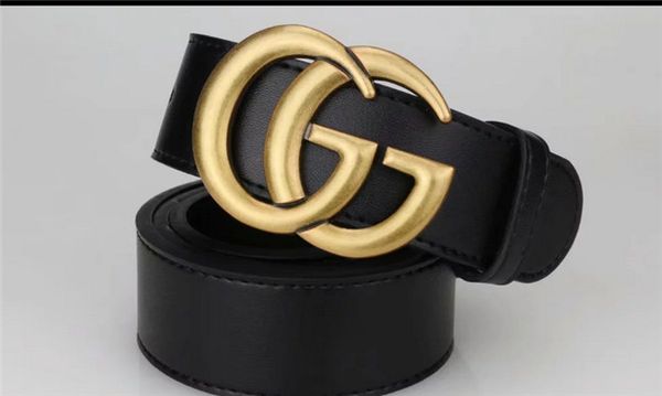 

2019 новая мода классический женский кожаный ремень с большой пряжкой роскошный му