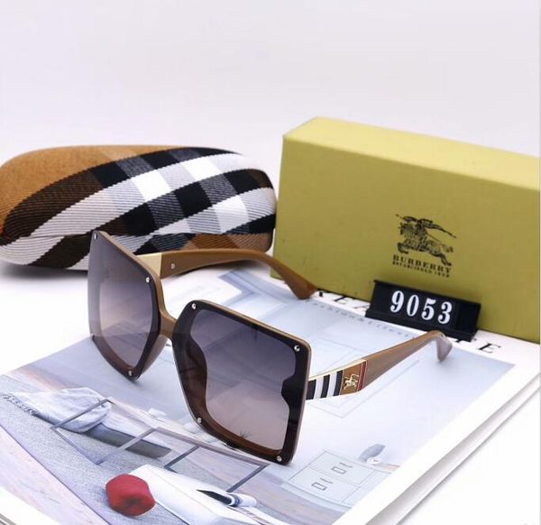 

summer mens metaldesigner sunglasses luxury sunglasses polarized goggle glasses style uv400 colors optional with box 1burberry, White;black