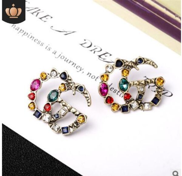 

2019 pearl number dangle chain famous brand designer luxury jewelry jewlery brincos orecchini earrings for wom 5, White