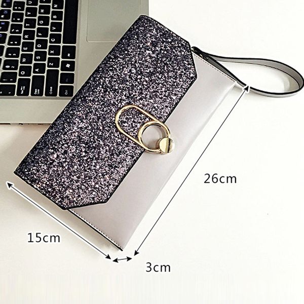 

1 pcs women lady girl handbag wallet bag luxury pu fashion for mobile phone money bvn66
