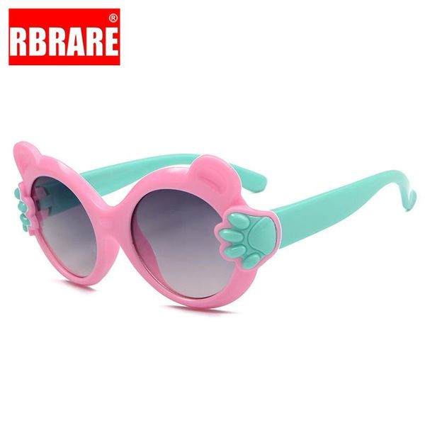 

rbrare lovely round shape kid sunglasses cute cartoon wild children's sunglasses personality baby anti-uv child sun glasses mlbfh, Blue