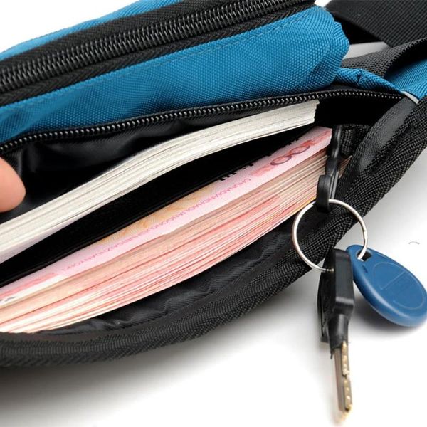 

men's diagonal cross mini shoulder multifunctional mobile phone bag outdoor sports bag reflective belt pocket chest kettle m