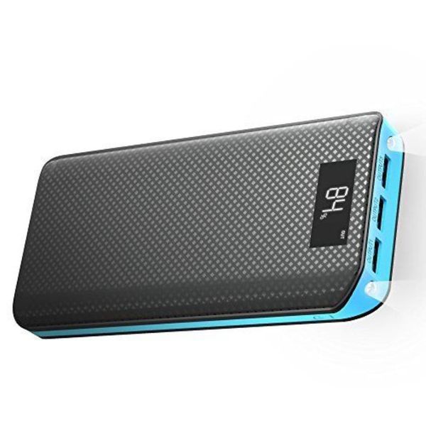 

Portable 24000mah power bank 3 u b led light backup battery charger for iphone x 8 am ung high quality
