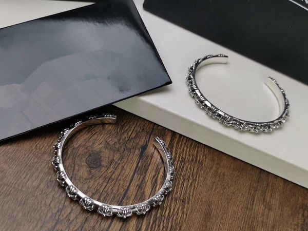 

2019 multiple three-dimensional cross rock punk bangle bracelet street hip hop bracelet cross pattern bracelet for boys and girls can wear, White