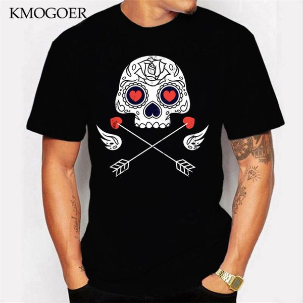 

мужчины 2020 summer white дышащей повседневная плюс размер tee shirt homme купидон печать tshirt дизайн футболка, White;black