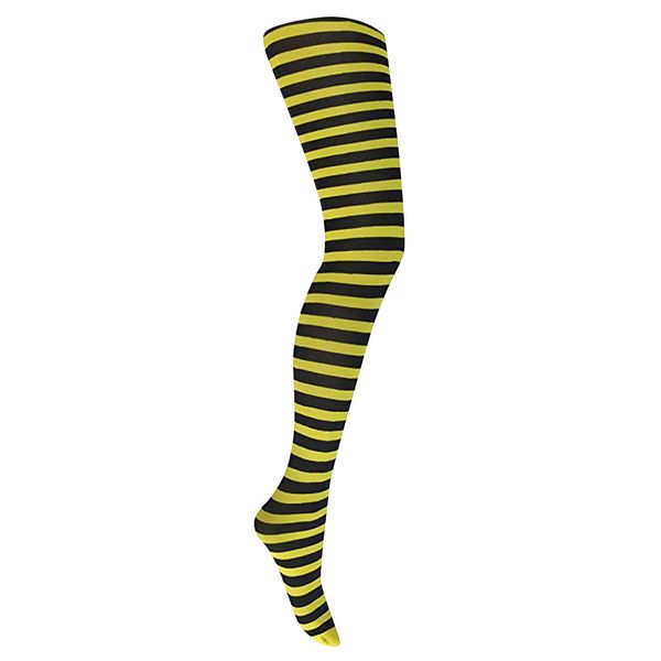 

winter baby cute kids tights knee children's striped tights stripy cable long boot tights high stockings pantyhose 6-11years, Blue