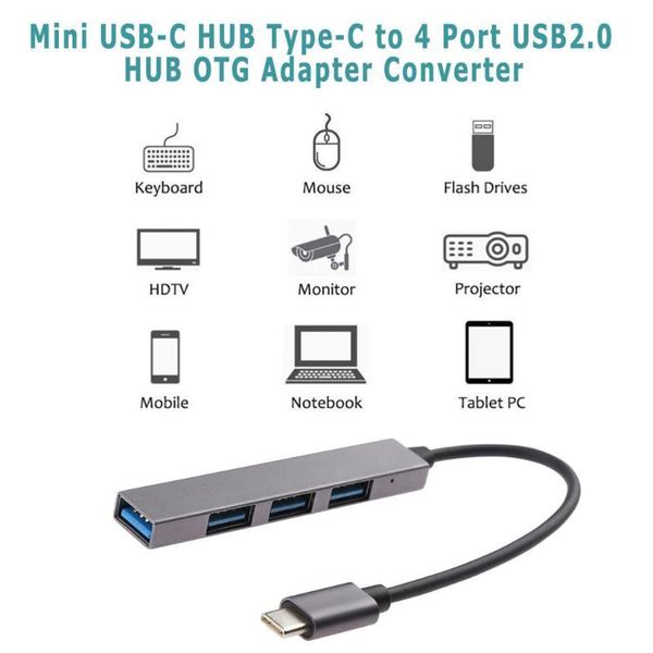 

usb hub c ип c 4 usb 3.0 адапеѬ дл macbook pro мобилнй елеон дл нођбђка