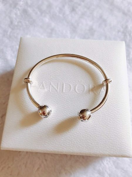 

moment snake chains 925 charms silver pandora open bangles jewelry for women charm pandora bracelets woman making bangles gifts, Golden;silver