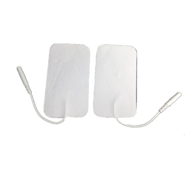 

large 5cmx 9cm tens ems machine electrode pads pad reusable long-life self adhesive for massage digital therapy machine 10pcs/5pairs