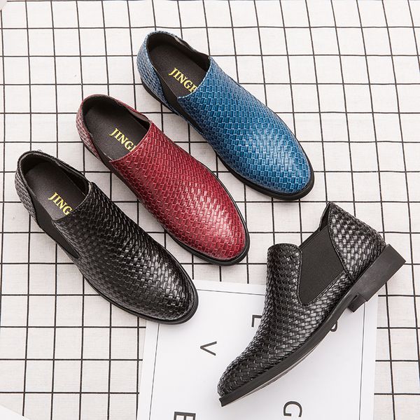 

2019 autumn and winter luxury men's shoes men's leather genuine thick bottom lace-large size 48 leather boots, Black