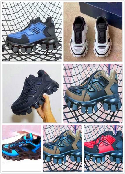 

xshfbcl low casual shoes lates p cloudbust thunder lace up designer shoes 19fw capsule series color matching platform sneakers, Black