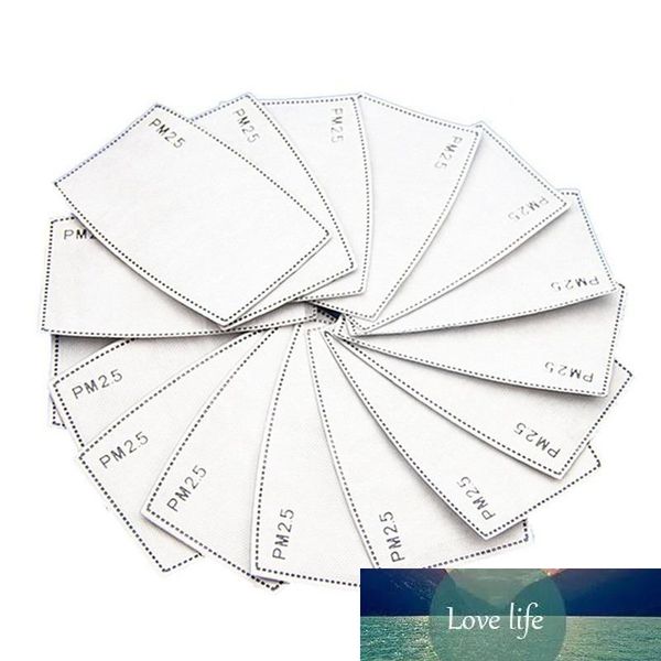 

5 слоев PM2.5 N95 активированный уголь фильтр вставка защитный фильтр медиа вставка для рта анти-пылезащитный фильтр 1000 шт.