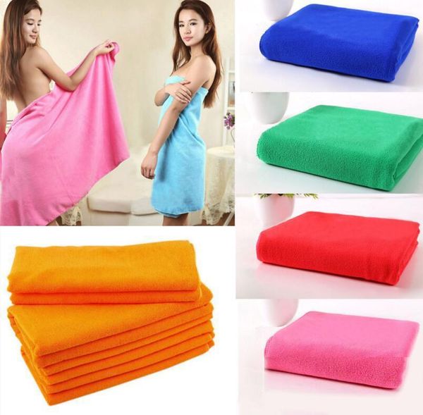 

superfine microfiber bath towels beach drying bath washcloth shower towel travel big towels for adults shower tool 70x140cm