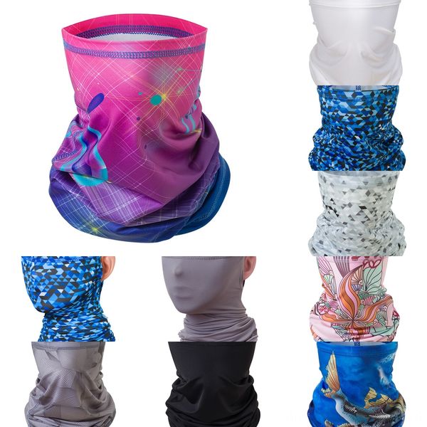 

lak1k 2020 3d sport neck fishing bicycle skull scarf bandanas shield bicycle mask headband bandana headwear ring scarf face balaclava, Black