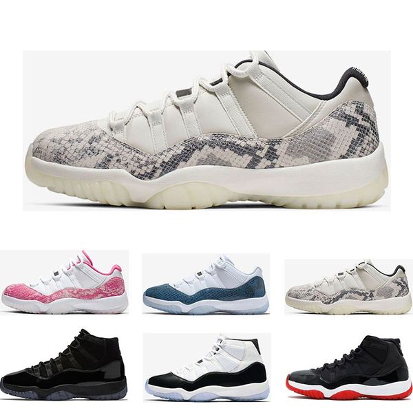 

basketball shoes 11s Snakeskin LIGHT BONE ORANGE TRANCE Bred Concord 45 23 GAMMA BLUE 11 women mens trainers sports sneakers size 5.5-13