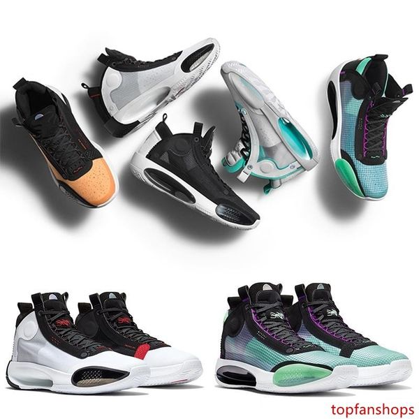 

2020 new jumpman xxxiv 34 eclipse blue void green white black red mens basketball shoes for 34s men's sports sneakers shoes