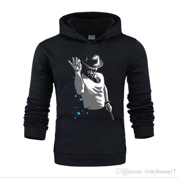 

2019 осень новое прибытие 23 печатных спортивная одежда fox мужская толстовка хип-хоп мужской капюшоном толстовки пуловер с капюшоном одежда, Black