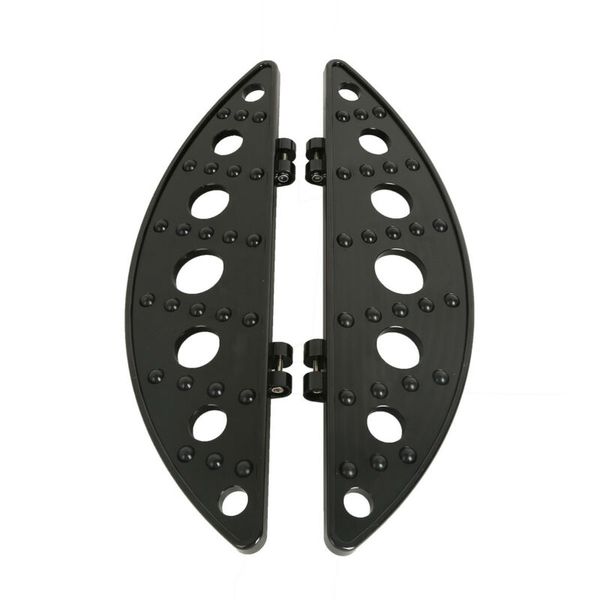 

motorcycle front driver half moon footboard for touring road king glide 1986-up