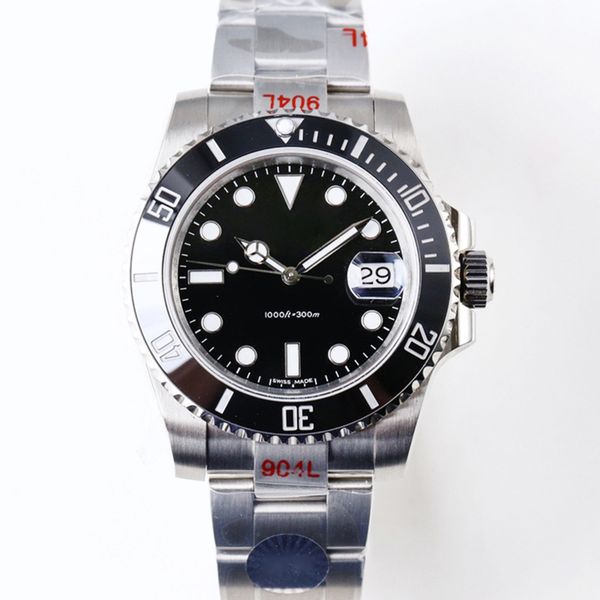

n men automatic mechanical watches 904l stainless steel eta 2836 eta 3135 movement ceramic frame luminous watch dhl ing, Slivery;brown