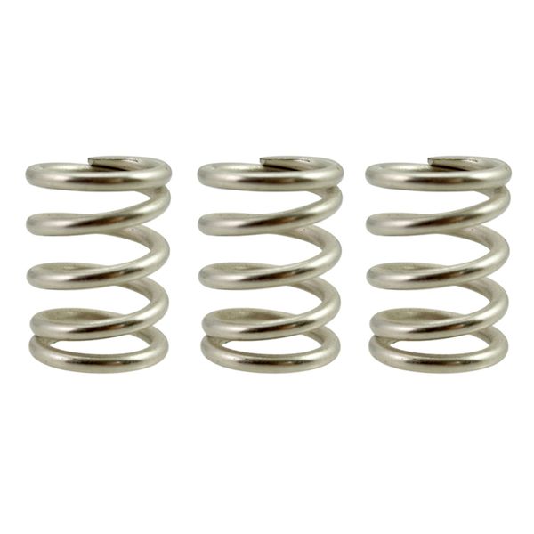 

3 pieces practical stainless steel tremolo bar springs silver replacement for electric guitar bass luthier supply