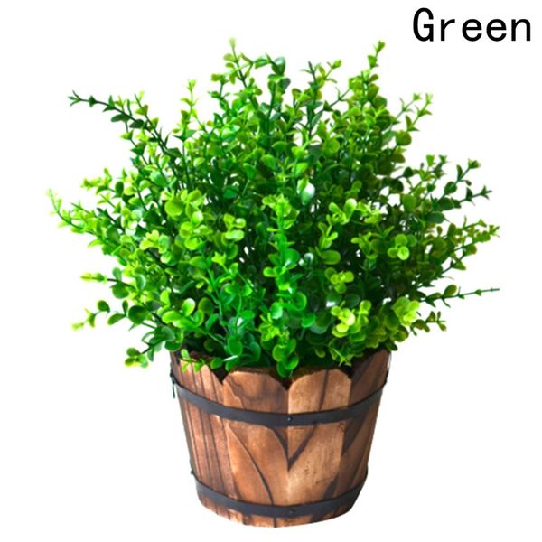 

высокое качество домашнего украшения стола украшения из цветов 7 веток / букет искусственные растения декоративная имитация эвкалипта трава