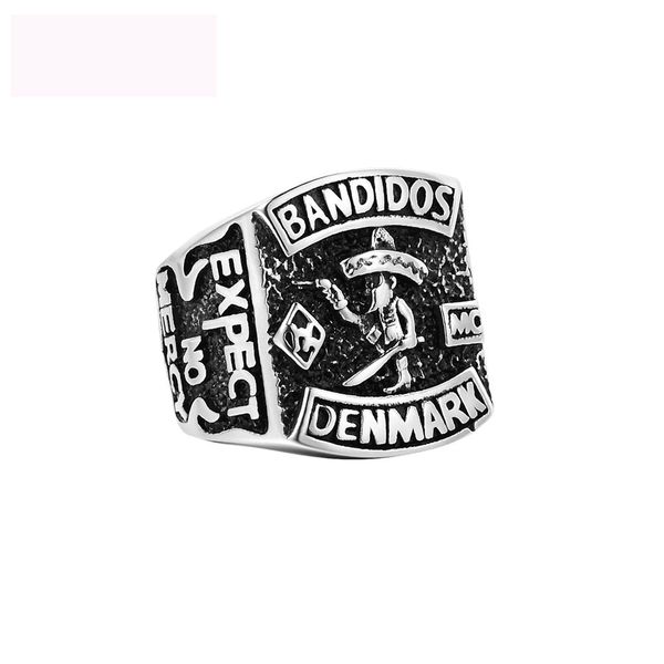 

новые ювелирные изделия кольца высокого качества титана стали литья кольцо west ковбой jewel ring vintga стиль для человека партия подарки, Silver