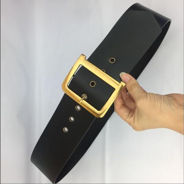 

fashion accessories 2019 women's large designer belt luxury belt men's large buckle fashion belt wholesale, Black;brown