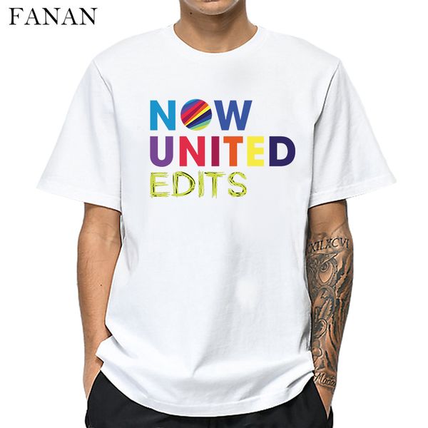 

now united t shirts men 2020 summer aesthetic fashion tshirt graphic print street hip hop t-shirts harajuku clothing tees, White;black