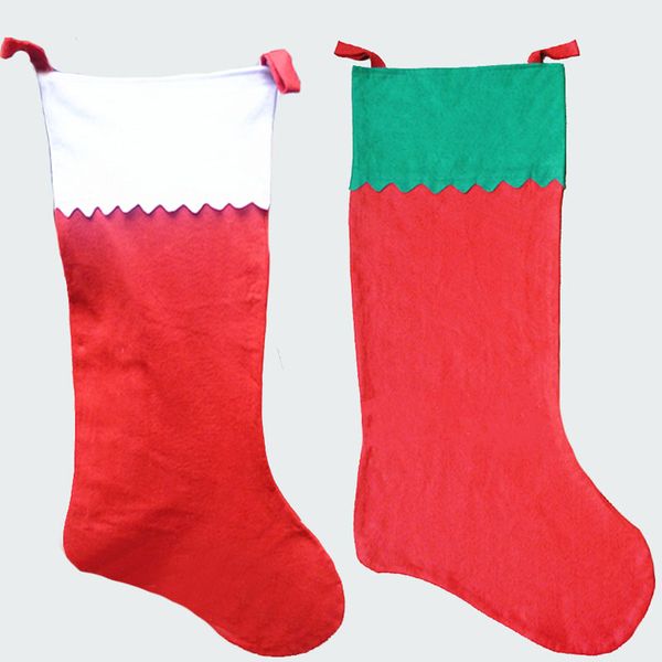 

100cm length large christmas stockings felt xmas gift bags santa claus bag