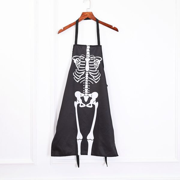 

halloween apron men women aprons kitchen cooking chef skull novelty funny party for kids hallowmas cosplay