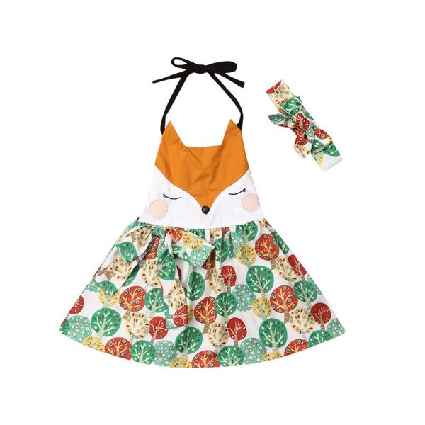 

cartoon baby girls dress cute flower print tutu party birthday holiday dresses for girls baby costuems, Red;yellow