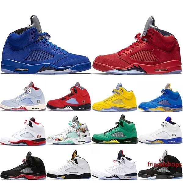 

5 men basketball shoes 5s ice blue international flight inspire ducks laney yellow mens designer trainer sport sneaker drop shipping