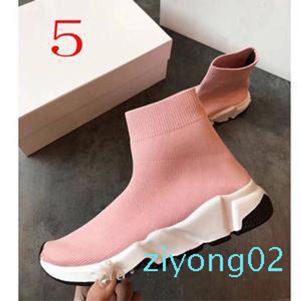 

2019 new pattern summer casual socks shoesdesigner woman shoes fashion knitted elastic sock male sports shoes large z2, Black